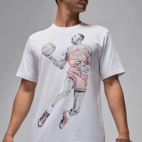 Jordan Other - Nike Air Jordan Men's Active MJ Dot Graphic Short Sleeve T-Shirt Size Small